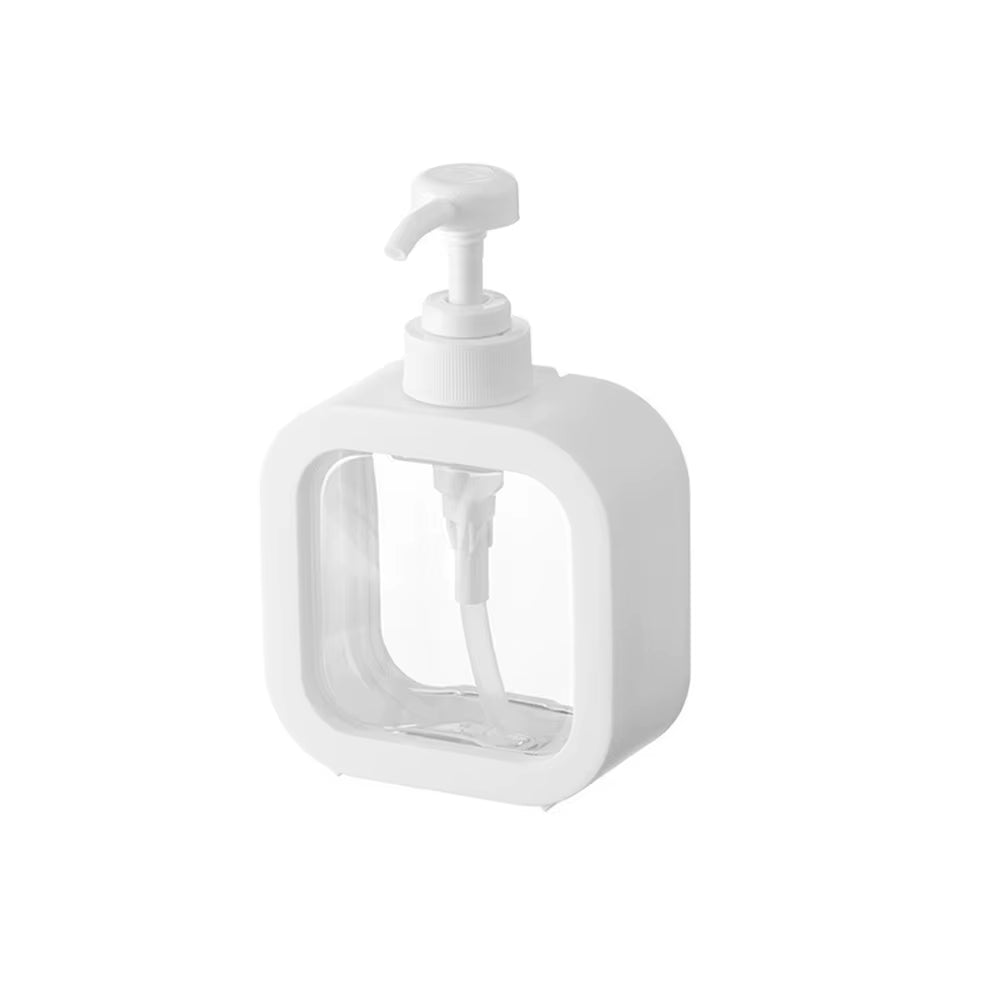 1/2 PCS Large-Capacity Soap Dispenser Bottle, Transparent Visible Plastic Press Bottle, Suitable for Travel, Kitchen, Bathroom